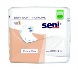 Пеленки впитывающие Seni Soft Normal, 90x60 см, (30 шт.) РФ 33005 - фото 4675