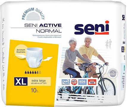 Впитывающие трусики для взрослых Seni Active Normal Extra Large (10 шт), Польша 32015 - фото 4867