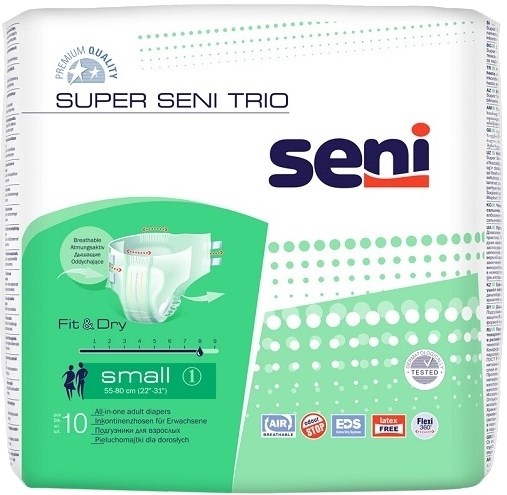 Подгузники для взрослых Super Seni Trio Small (10 шт.), Россия 31031 - фото 4882