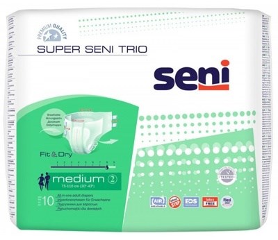 Подгузники для взрослых Super Seni Trio Medium (10 шт.) 31032 - фото 4885