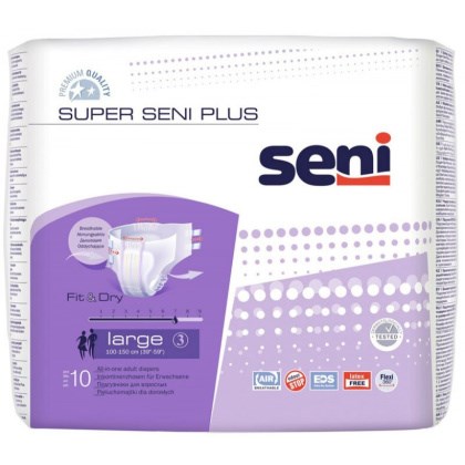 Подгузники для взрослых Super Seni Plus Large (10 шт.) 31039 - фото 4898