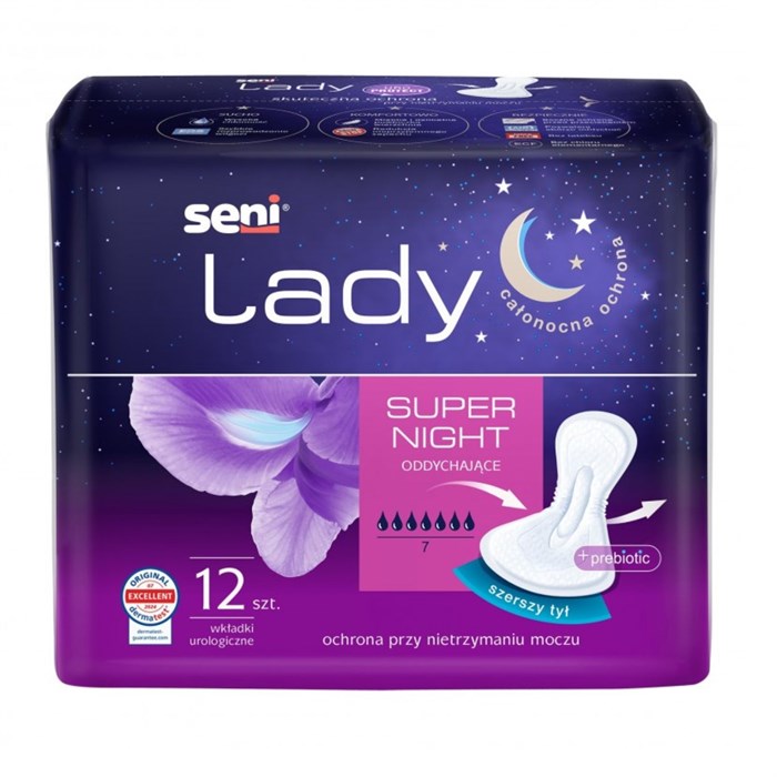 Прокладки урологические одноразовые Seni Lady Super Night (15 шт) 35031 - фото 6541