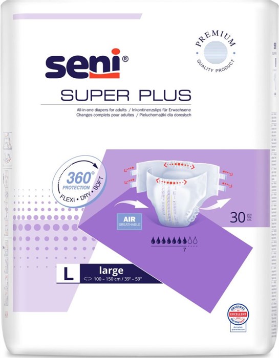Подгузники для взрослых Super Seni Plus Large (30 шт.) 31038