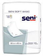 Пеленки впитывающие одноразовые Seni Soft Basic 90x60 см, (10 шт.) РФ 33002