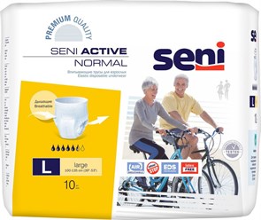 Впитывающие трусики для взрослых Seni Active Normal Large (10 шт), Польша 32013