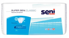 Подгузники для взрослых Super Seni Classic Medium (30 шт.) 31043