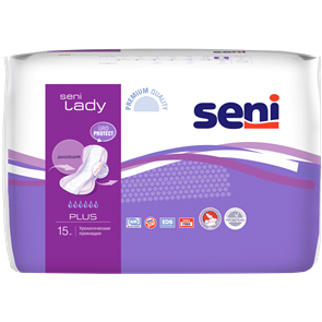 Прокладки урологические женские Seni Lady Plus, 15 шт, Польша 35022