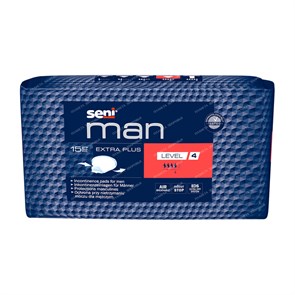 Вкладыши урологические мужские Seni Man Extra Plus Level 4, 15 шт 35024