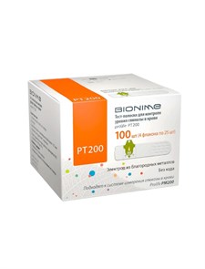 Тест-полоски Prolife PT 200 (100 штук) Bionime Corporation  к глюкометру PM200 16015