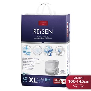 Трусы-подгузники для взрослых REISEN XL (30 шт) 37051
