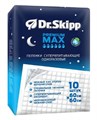 Пеленки гигиенические супервпитывающие одноразовые Dr. Skipp Premium Max 60x60 (10 шт.) 33029 - фото 6542